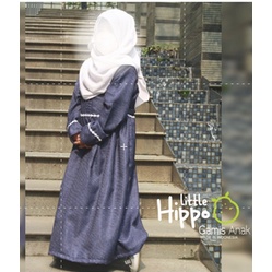 Gamis Anak Perempuan Little Hippo Premium - Premium Gamis Anak Little Hippo