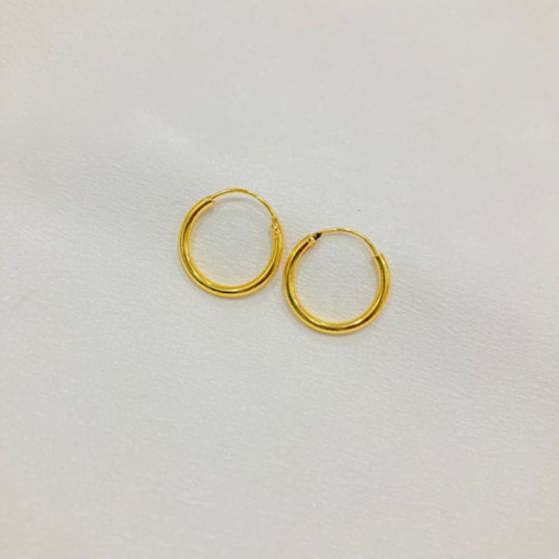 Anting titanium dewasa ring polos