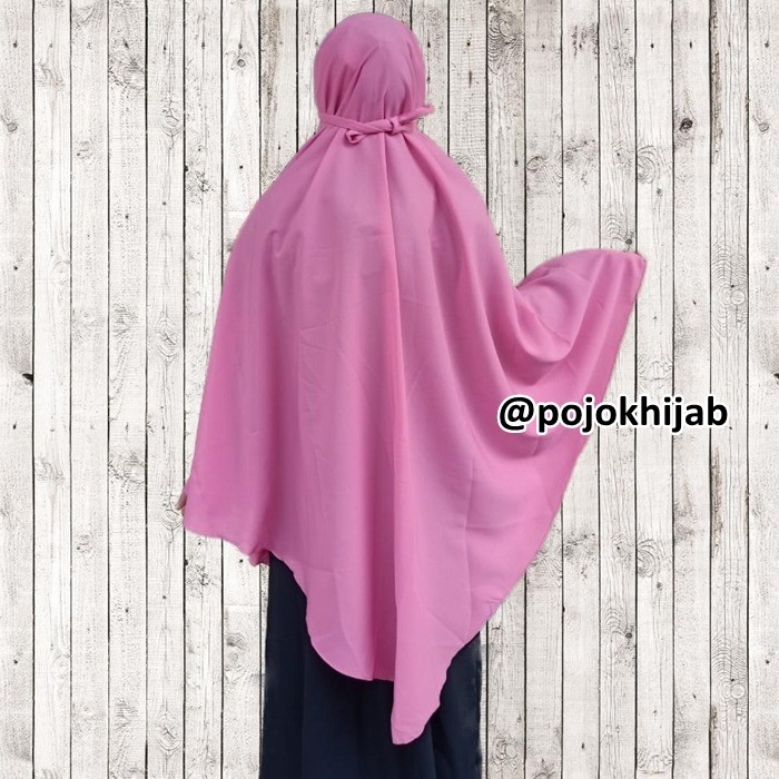 TERMURAH Jilbab Bergo Maryam Tali Non Pet Khimar Instan XXXL lebih panjang