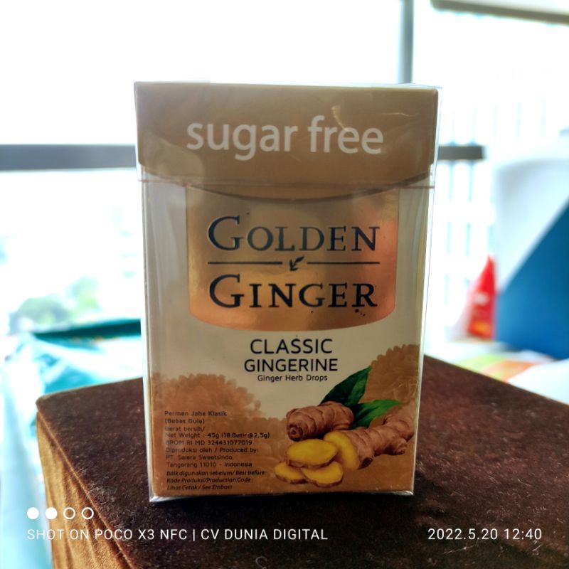 

Sunny Ville Golden Ginger permen jahe 45 g isi 18 butir