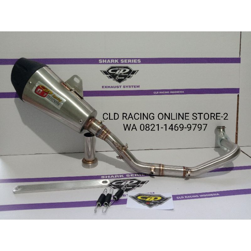 KNALPOT CLD RACING TYPE C7 INLET 38 NEW VARIO 150/NEW VARIO 125