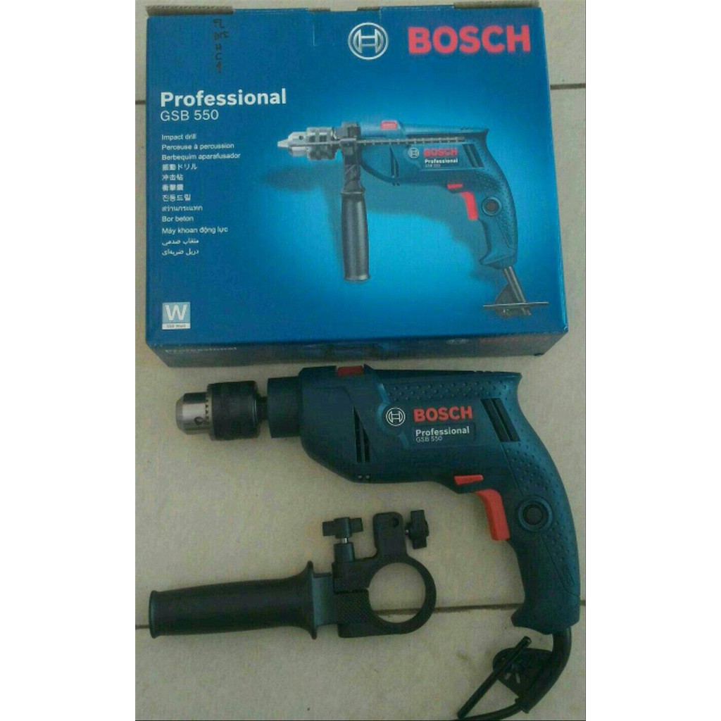 mesin bor bosch original germany qualityspesifikasi :type : GSB 550