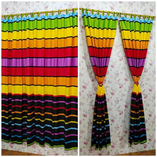 Hordeng / Gorden Standart Pintu Shabby dan karakter Uk. 100x200cm