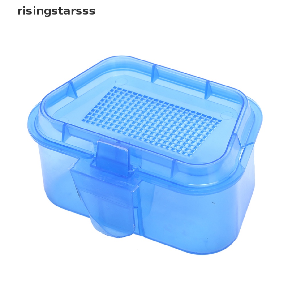 Rsid Span-new 1pc Wadah Aksesoris Penyimpanan Umpan Pancing Bahan Plastik Bernapas Warna random