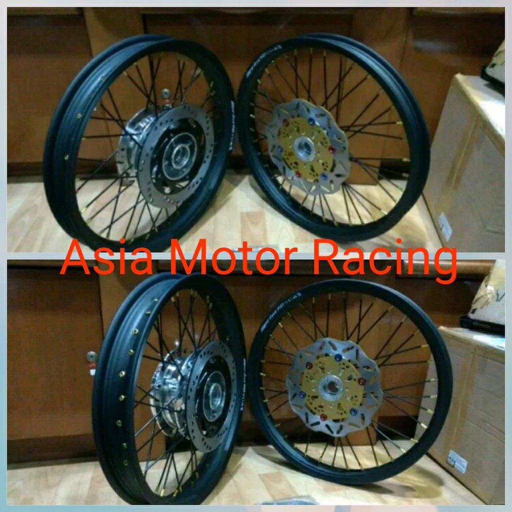 Paketan Velg V Rossi Tromol Cakram Set Jari Jari 140 140 Ring 17 Mo Shopee Indonesia