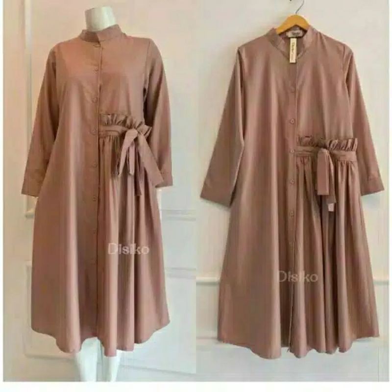 long tunik terbaru/tunik rempel tali/baju atasan wanita bahan katun