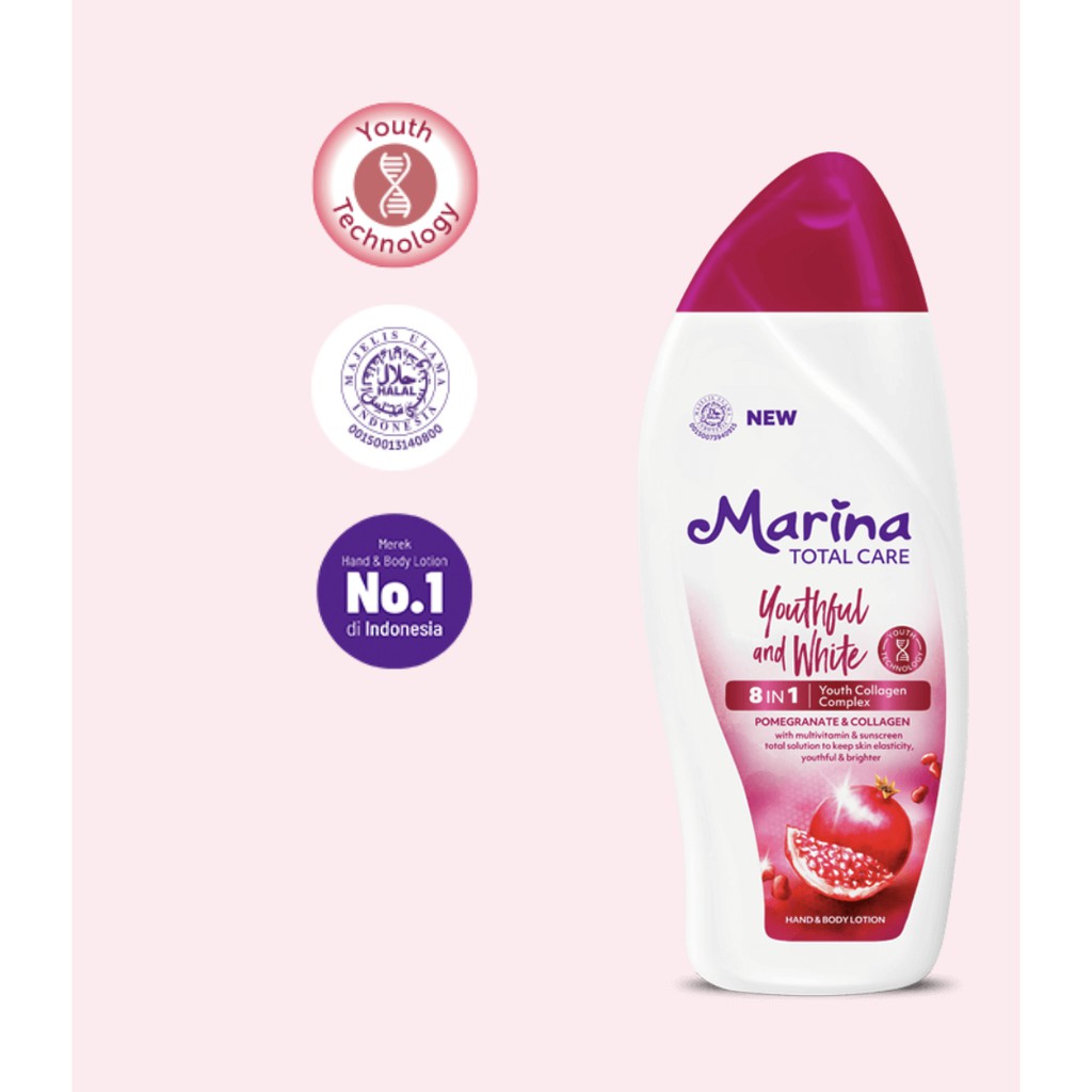 Marina Body Lotion UV White 185 ML