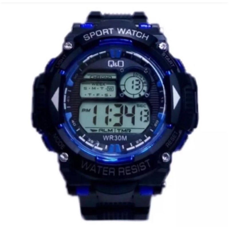 Jam Tangan Pria Sport Watch Water Resisst strap Rubber(Dikirim Dari Jakarta)