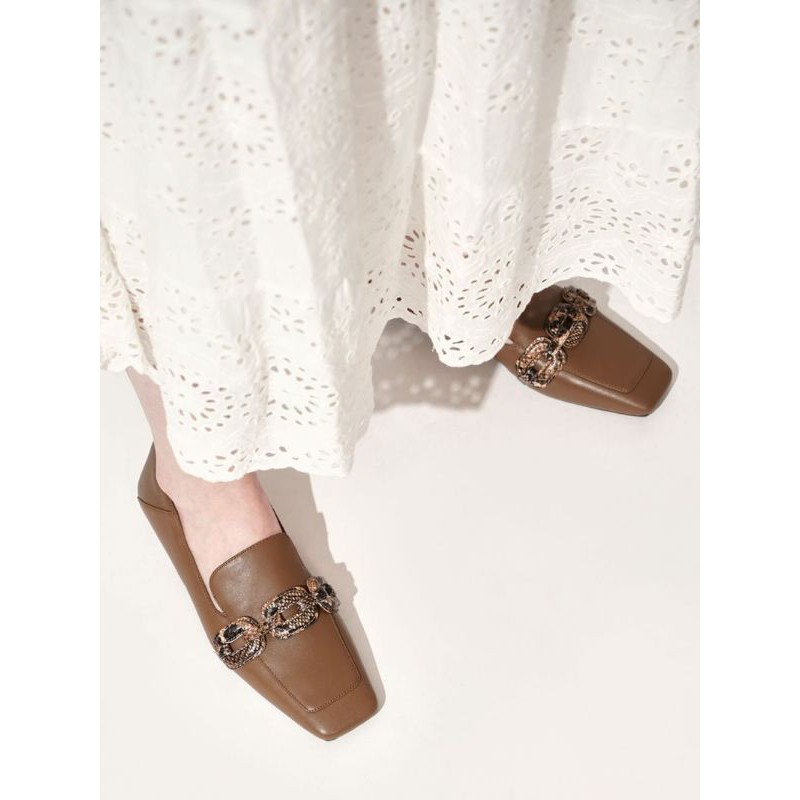 Flat shoes Loafers Charles n Keith Code CK-313