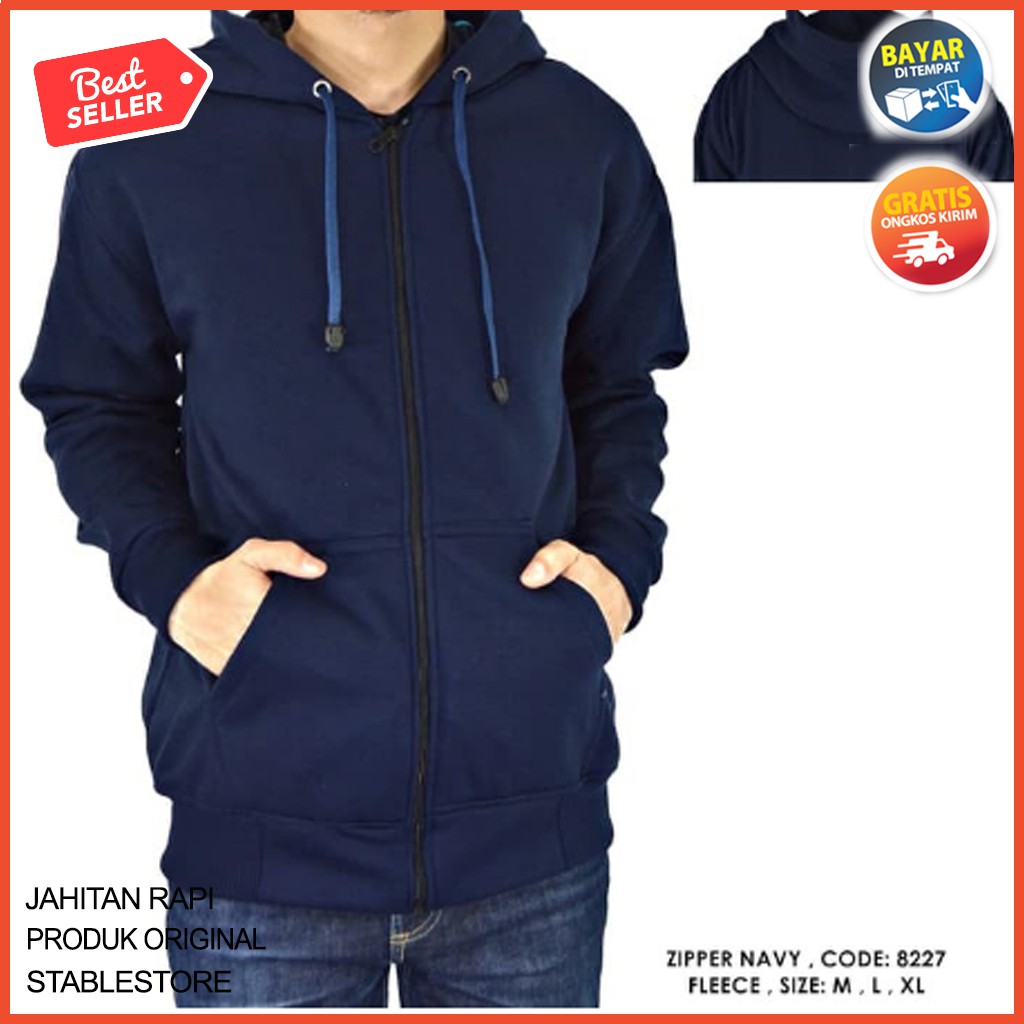 Jaket Pria Casual Remaja Korea Outdoor Keren Anti Angin D0Q0 Anti Air Cowok JAKET SWEATER HOODIE ZIP