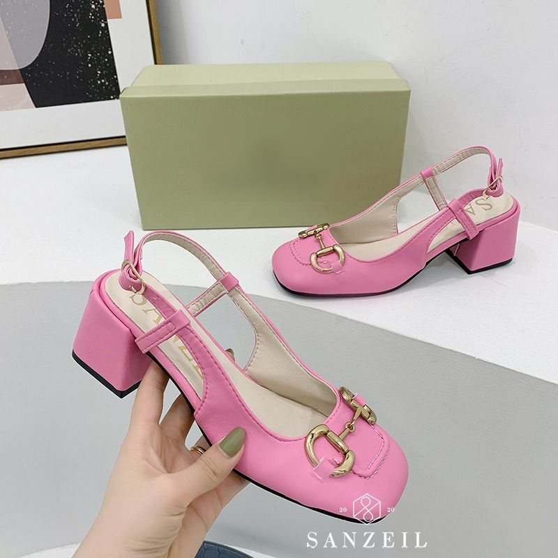 RYX - Dovy Strappy Sepatu Hak Tahu Wanita Fashion Casual - Ori Import