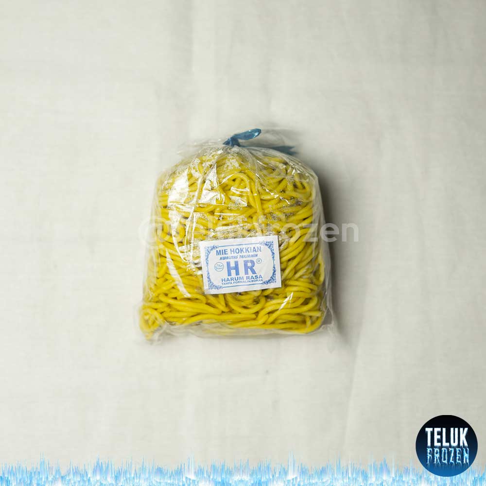 

Mie / mi hokkian telur hokien hokian HR 500 gr Lomie / lamian kuning gede harum rasa 500gram