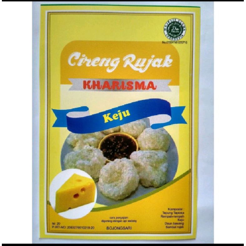 

Cireng Rujak Karisma rasa Keju isi 20