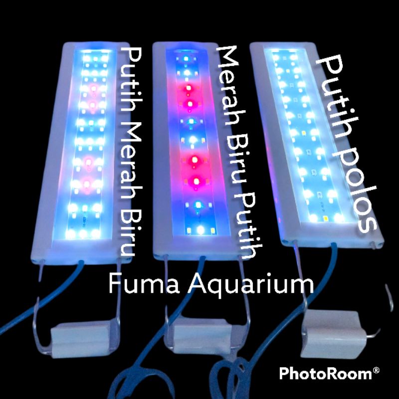 Lampu AQUAMAN WP-400-3X Mode LED Aquarium Aquascape 45cm 3 Mode Ganti warna