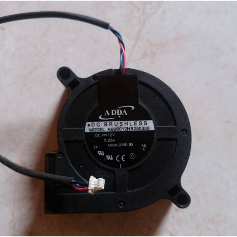 KIPAS FAN BLOWER PROYEKTOR SONY VPL EX7 ES7 ORIGINAL ADDA AB06012HB250300 0.22A GARANSI