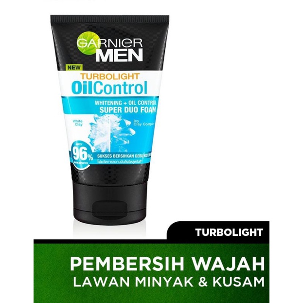 Garnier Men Facial Foam | Sabun muka Pria 100ml