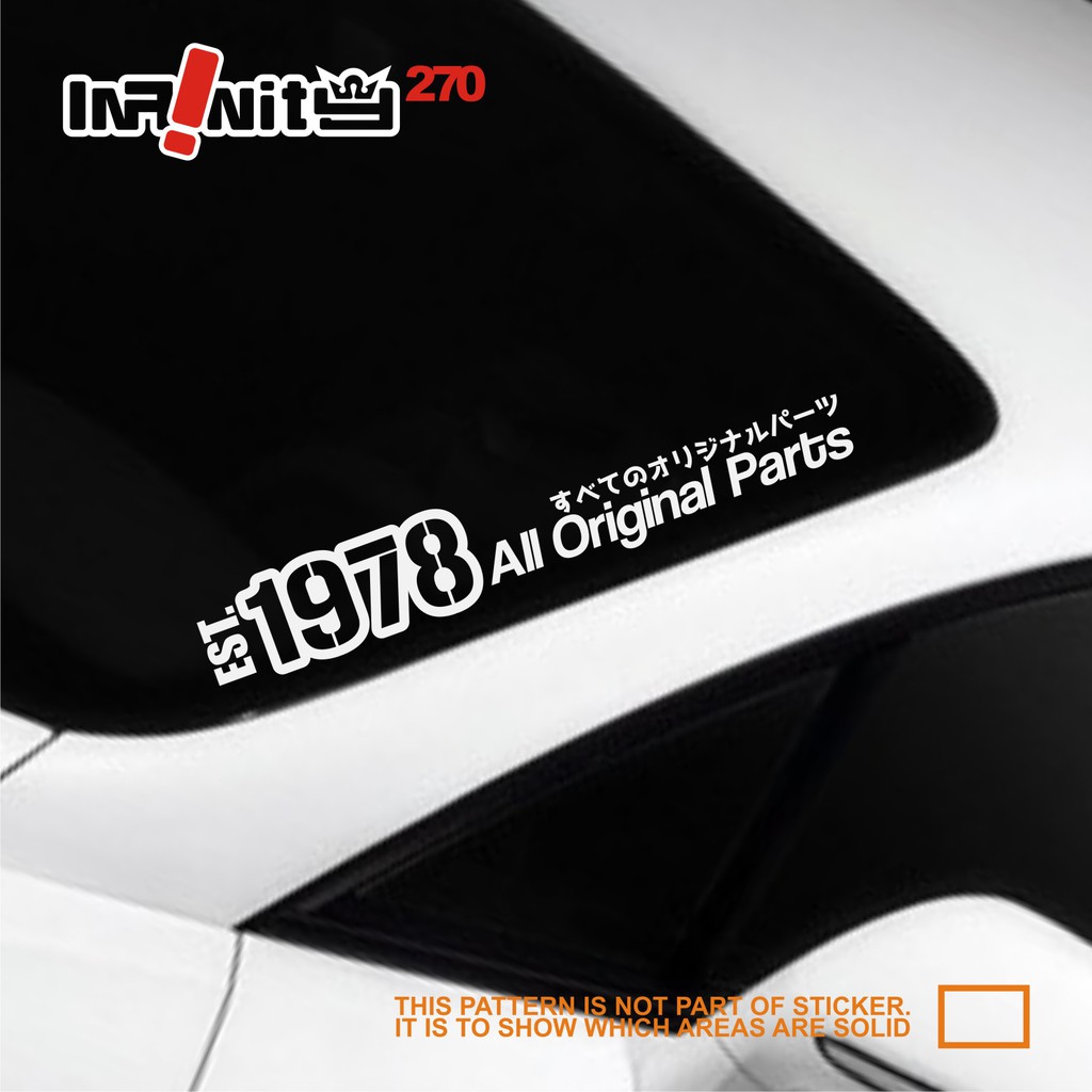 Stiker Kaca Body Mobil Unik Lucu Cutting Sticker Model Ritsleting