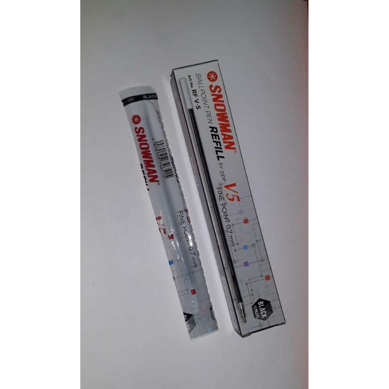 

Refill Pen Snowman V5 Isi Pulpen Cetak Cetek