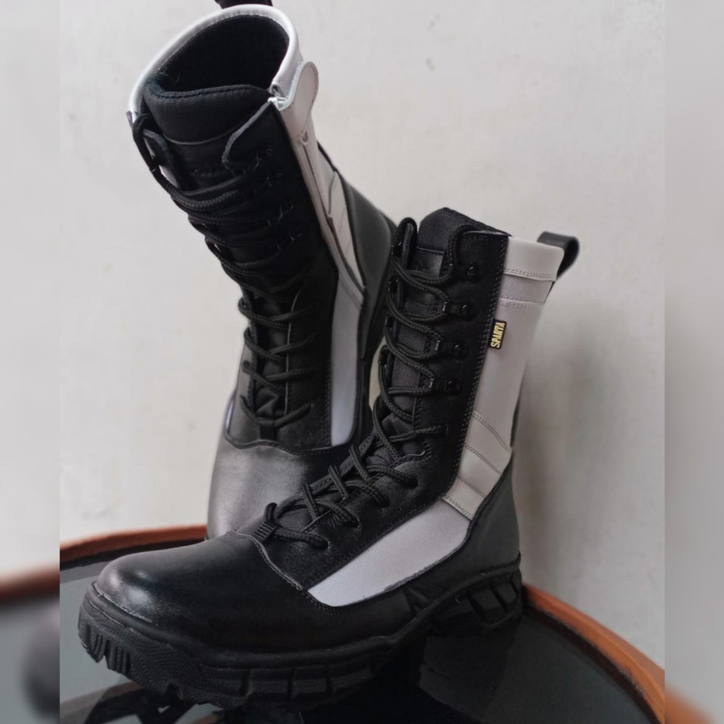 SEPATU PDL MODEL JATAH PROVOS POLRI DAN TNI MERK SPARTA BAHAN KULIT SAPI ASLI SEPATU DINAS PDL TNI POLRI SECURITY SATPAM