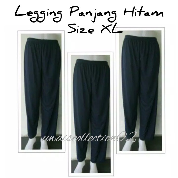 LEGGING HITAM murah / grosir leging celamis dewasa XL