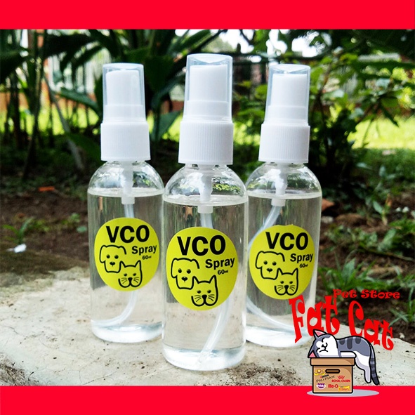 Virgin Coconut Oil 60ml Spray obat jamur kucing VCO