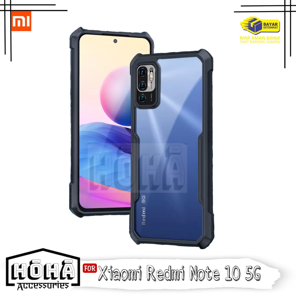 Case Redmi Note 10 5G Case Fusion Shockproof Armor Slim Transparan