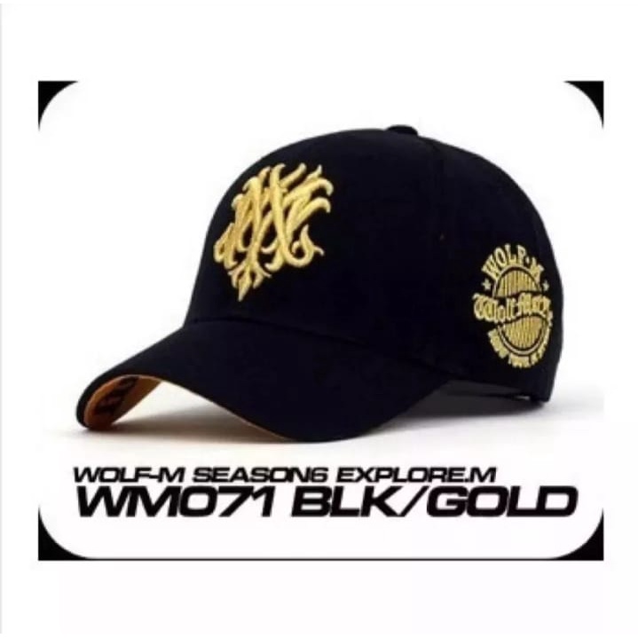 Topi Pria Wanita Baseball Model NY M-Wolf