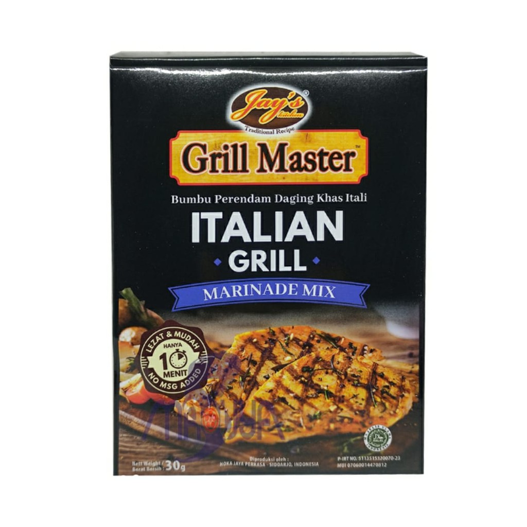 

JAY'S GRILLMASTER ITALIAN GRILL MARINADE MIX - HJP102