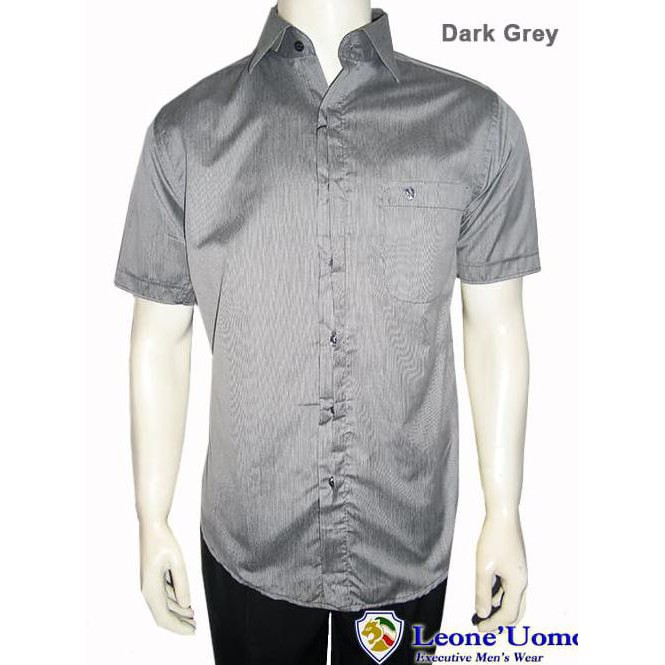 Kemeja Leone Uomo Tangan Pendek Polos 2587 G8508