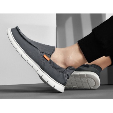 Sepatu Slip On Pria Kanvas Casual Murah Tanpa Tali Keren Import Kasual Cowok Terbaru Classic Santai