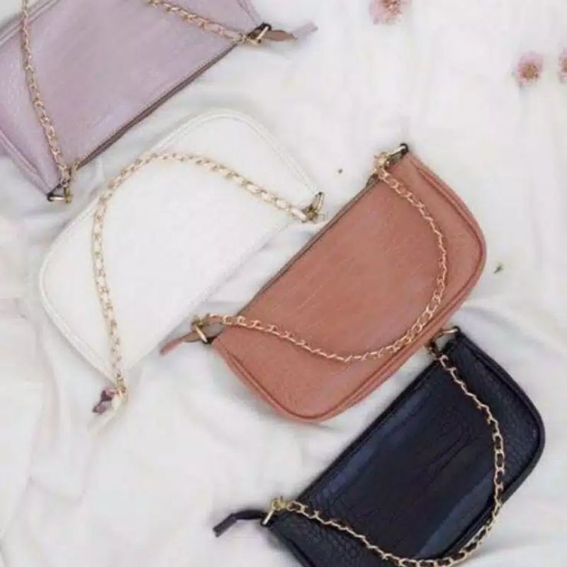 tas wanita motif crocodile