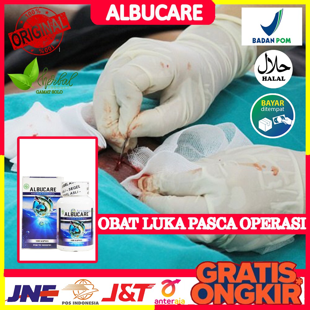Obat Luka Pasca Operasi, Luka Dalam, Pengobatan Pasca Operasi Caesar, Luka Jahitan, Albucare di Solo