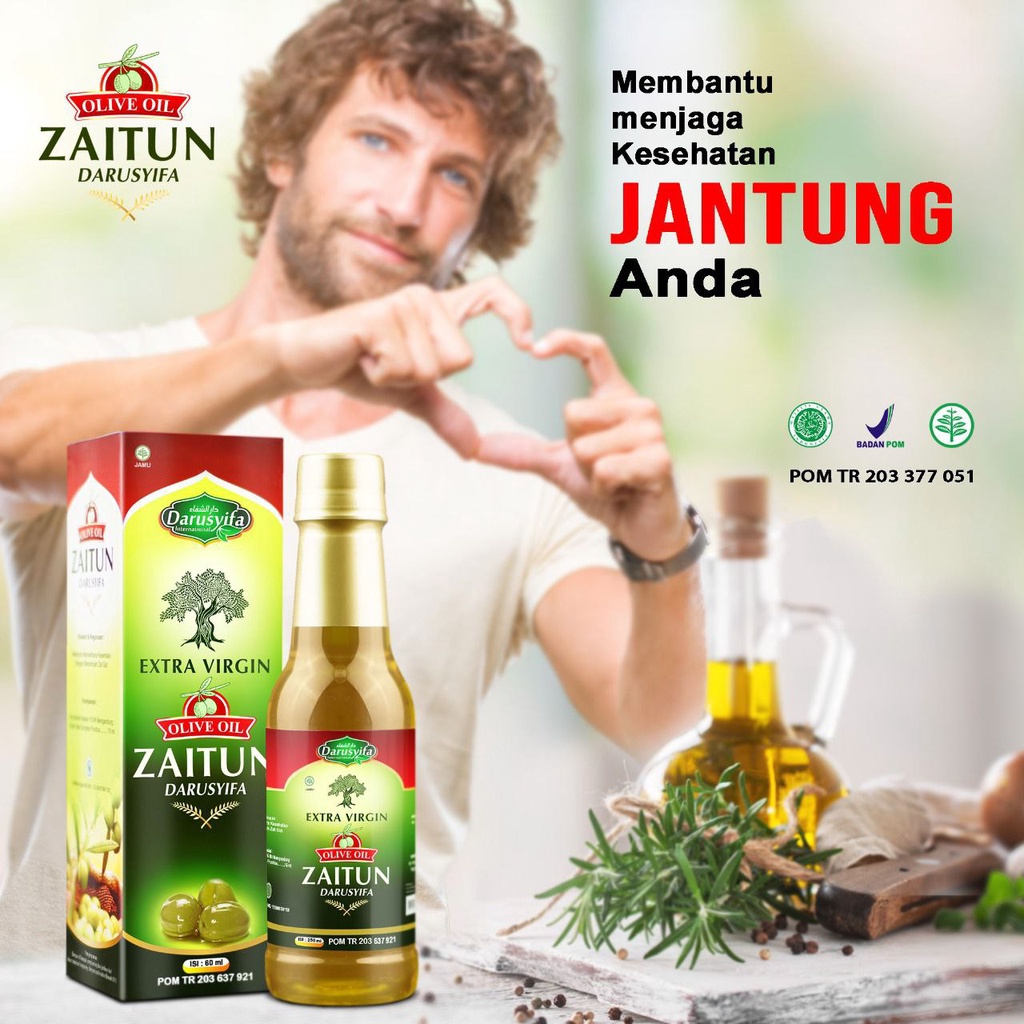 

MInyak Zaitun Extra Virgin Pure 100% - Extra Virgin Olive Oil 250ml/60ml