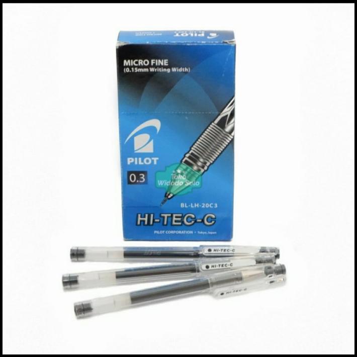 

Pulpen Pilot Hi Tec C Bl Lh 20C3 03Mm Hitam 1 Lusin Ballpoint Hi Tech
