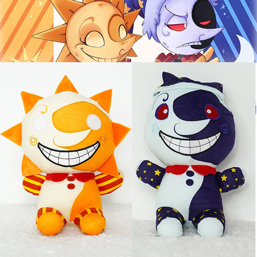 Set Mainan Boneka Plush Fnaf Sundrop Dan Moondrop Untuk Hadiah Anak BOSS