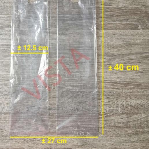 

Kantong Kresek Plastik PE Bening Ukuran DUS CAKE 25x25 isi 50 TEBAL!
