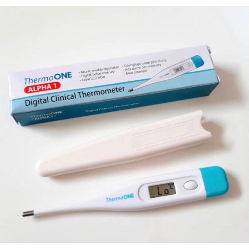 THERMOMETER DIGITAL ALPHA 1 &amp; 2 MERK ONEMED THERMO ONE (HARGA PER PCS)