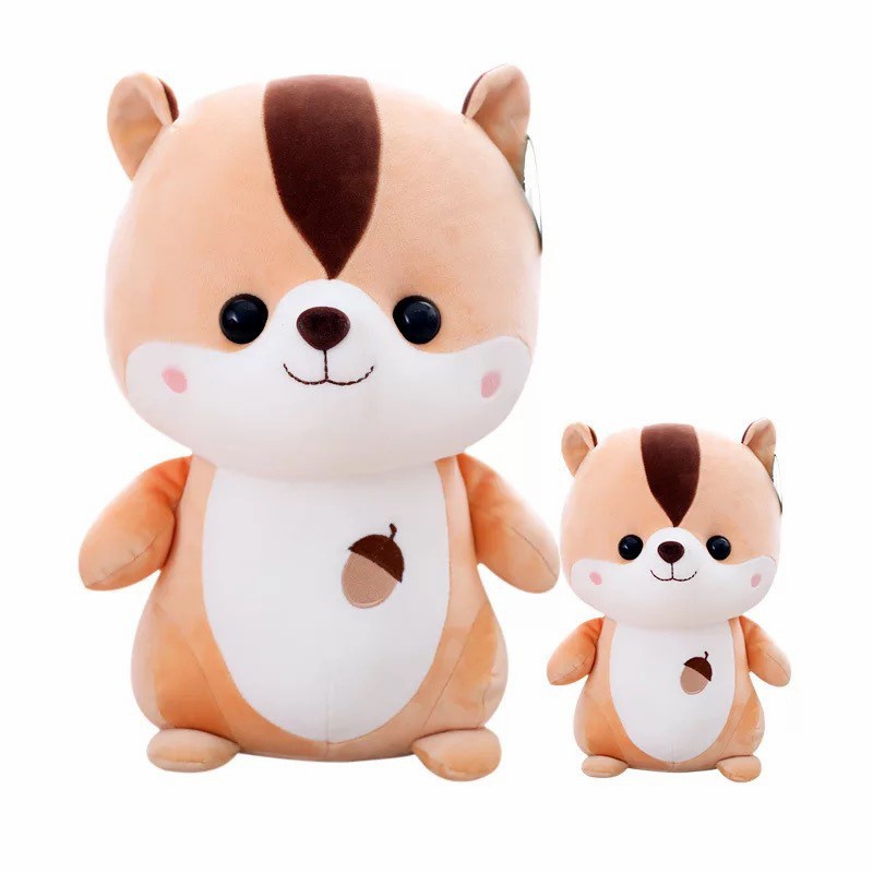 Boneka Tupai Imut Cute Squirrel Doll 50 cm