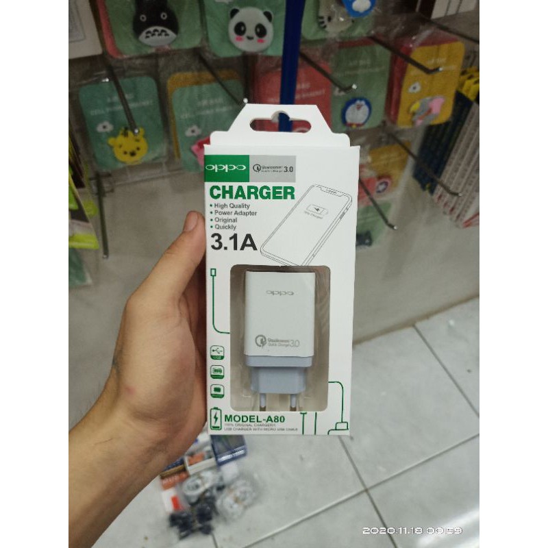 Tc Travel Charger Brand OPPO M-05 1Usb 4A Kwalitas BagusS