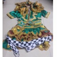 KOSTUM TOPENG BLEGOR ATAU GEDRUK STANDAR DAN UNTUK PAGELARAN KESENIAN GEDRUK KHAS JAWA TIMURAN TERMU