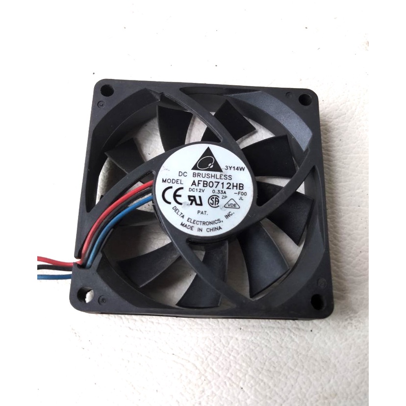 Fan dc Brushless Delta Electronics AFB0712HB 12v 0,33A 7x7x1,5cm