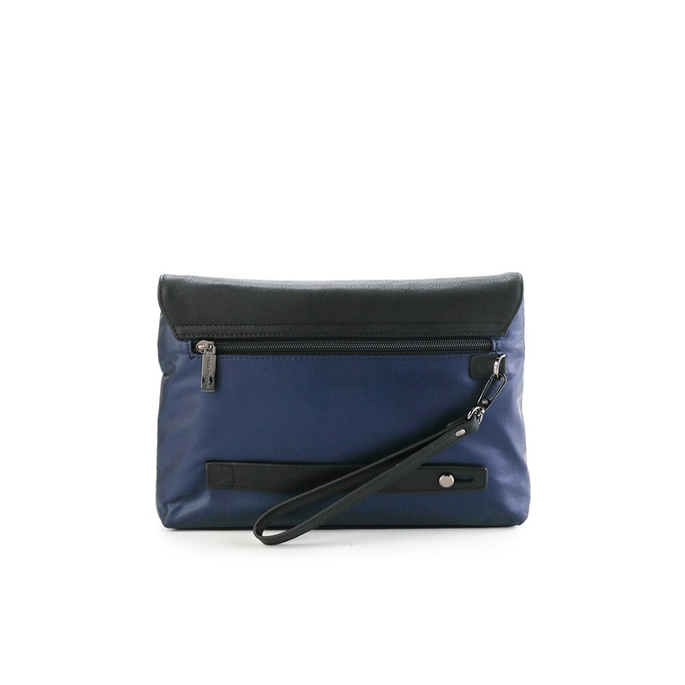 TAS KECIL PRIA HUSH PUPPIES CLUTCH ORIGINAL BIRU NAVY HM037