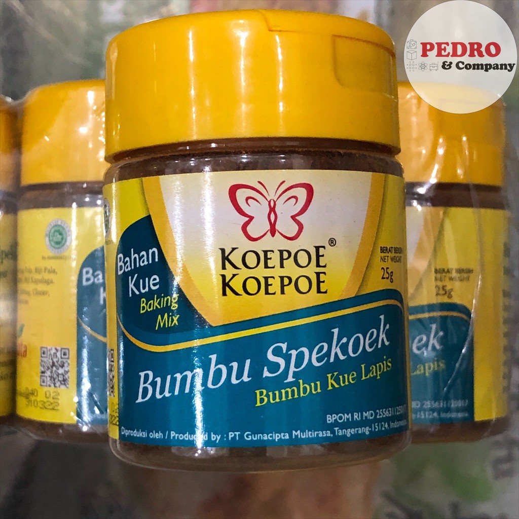 

Koepoe koepoe bumbu spekoek 25 gr - kupu kupu baking