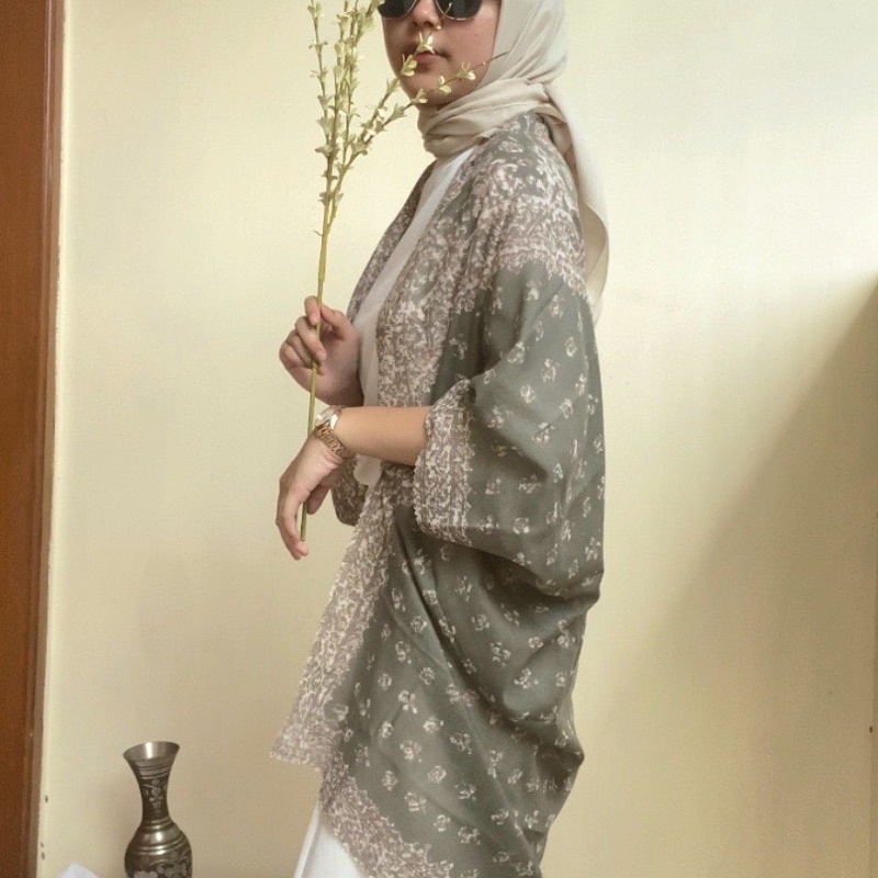 cardigan korea MOIRA SCARF|| SCARF| WANITA| MOTIF|VOAL MOTIF H7R2 kekinian bayar ditempat cardingan 