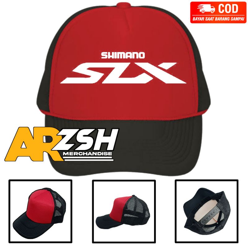 Topi Shimano SLX Trucket Jaring Dewasa - Topi Trucker Jaring Shimano SLX