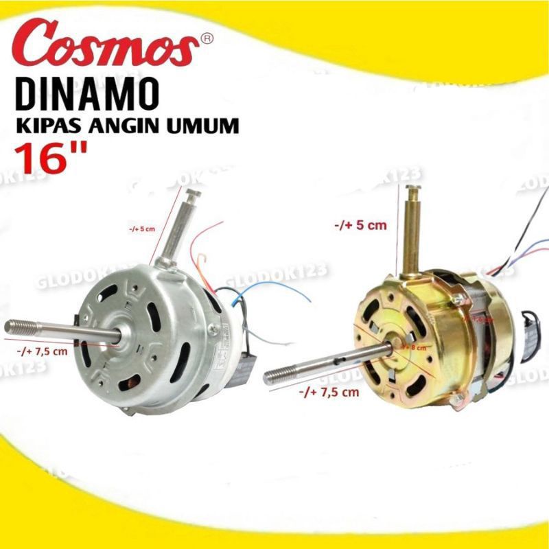 Motor , Dinamo Kipas Angin 16 inch Untuk , Merek Cosmos,