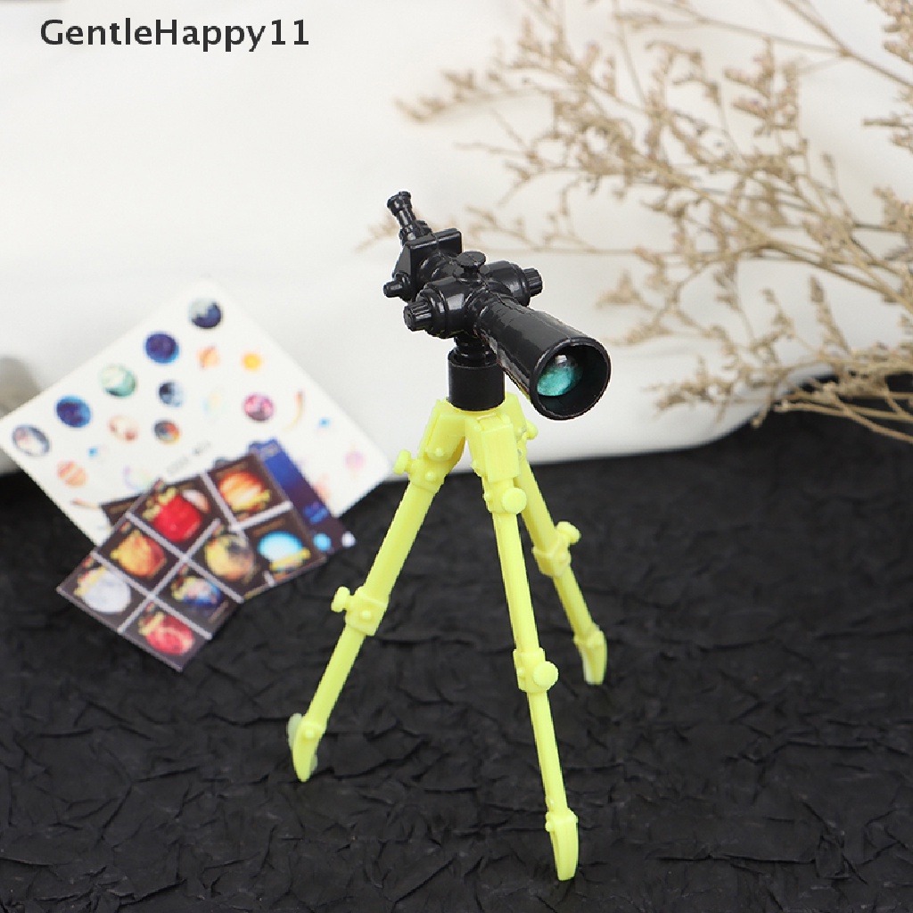 Gentlehappy Miniatur Teleskop Planet Untuk Dekorasi Ruang Tamu Rumah Boneka Diy