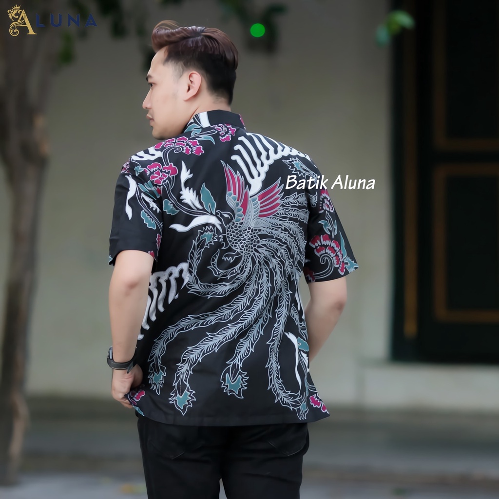 TERLARIS.!! BAJU BATIK PRIA LENGAN PENDEK KEMEJA BATIK PRIA KEREN MODERN BATIK COWOK KEKINIAN PD 023