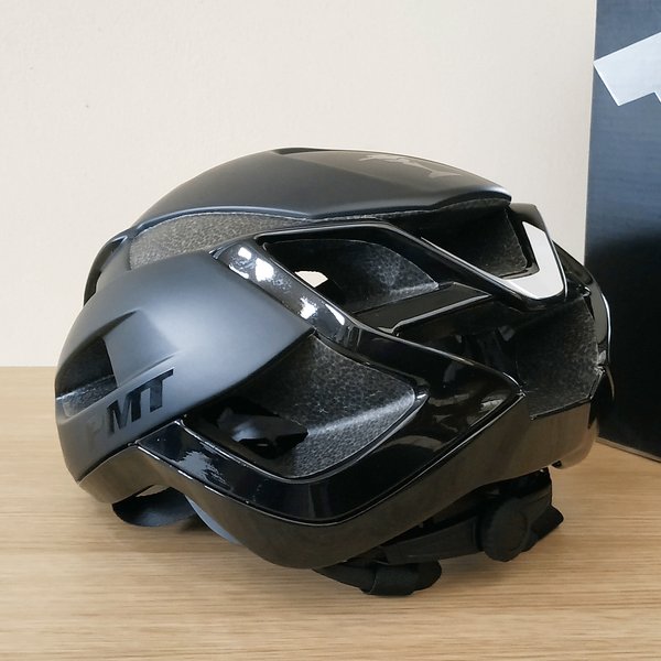 Helm Sepeda PMT Helmet tipe Aero K02 Black