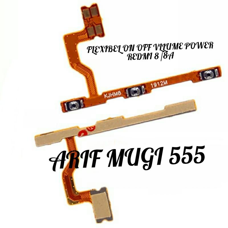 Flexibel Flexible On off Vilume power Xiaomi Redmi 8/8A Original